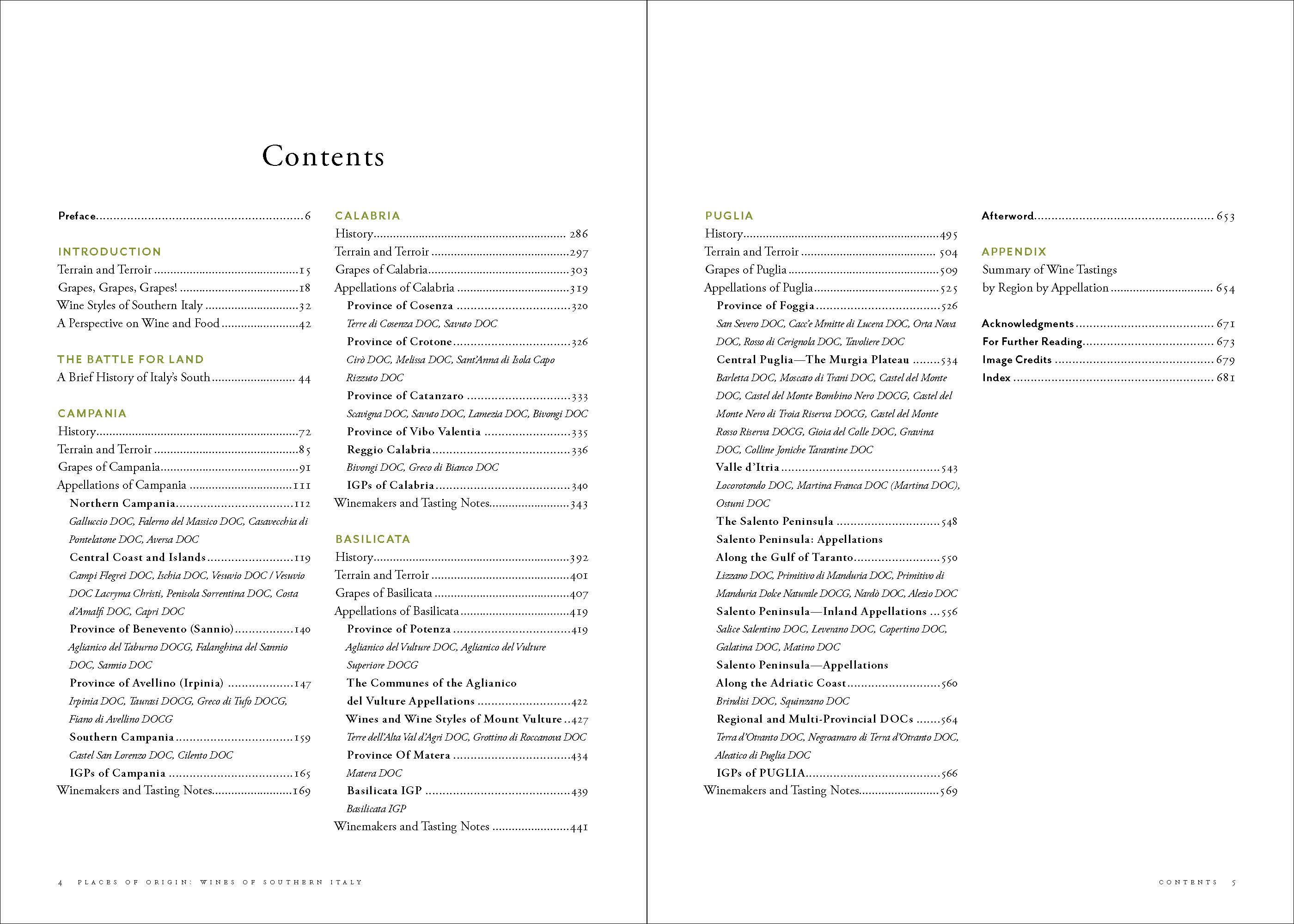 Places of Origin: Wines of Southern Italy-Campania, Calabria, Basilicata and Puglia